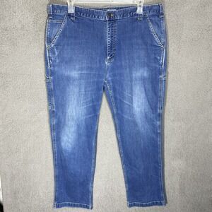 Carhartt Rugged Flex Relaxed Fit Jeans Men's 42x31 Blue Denim 5-Pocket